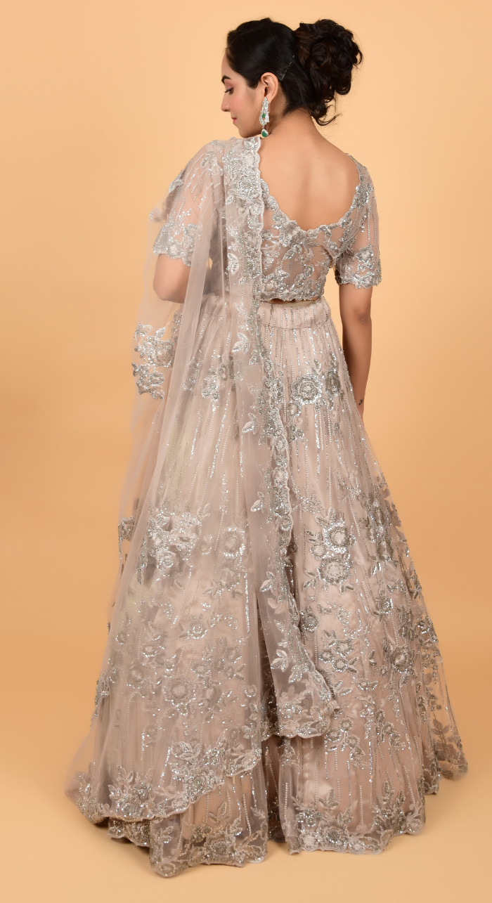 Wedding Wear Designer Embroidered Lehenga