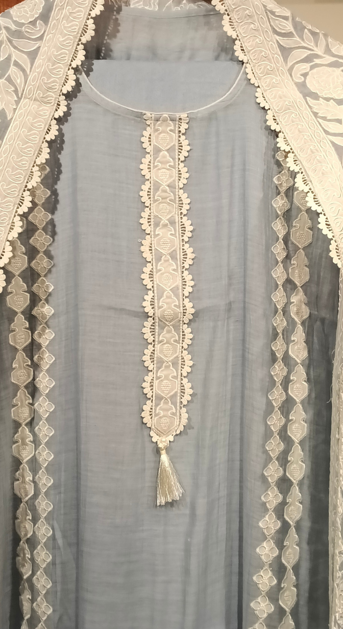 Neelaya Whisper Chanderi Semi-Stitched Cotton Suit