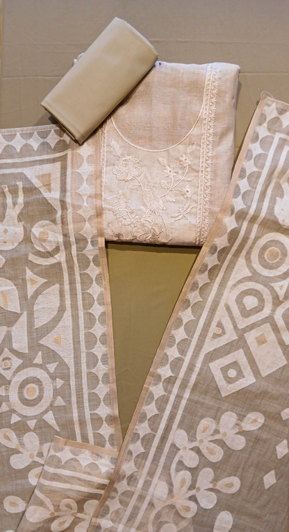 Meherbaan Noor Cotton Unstitched suit