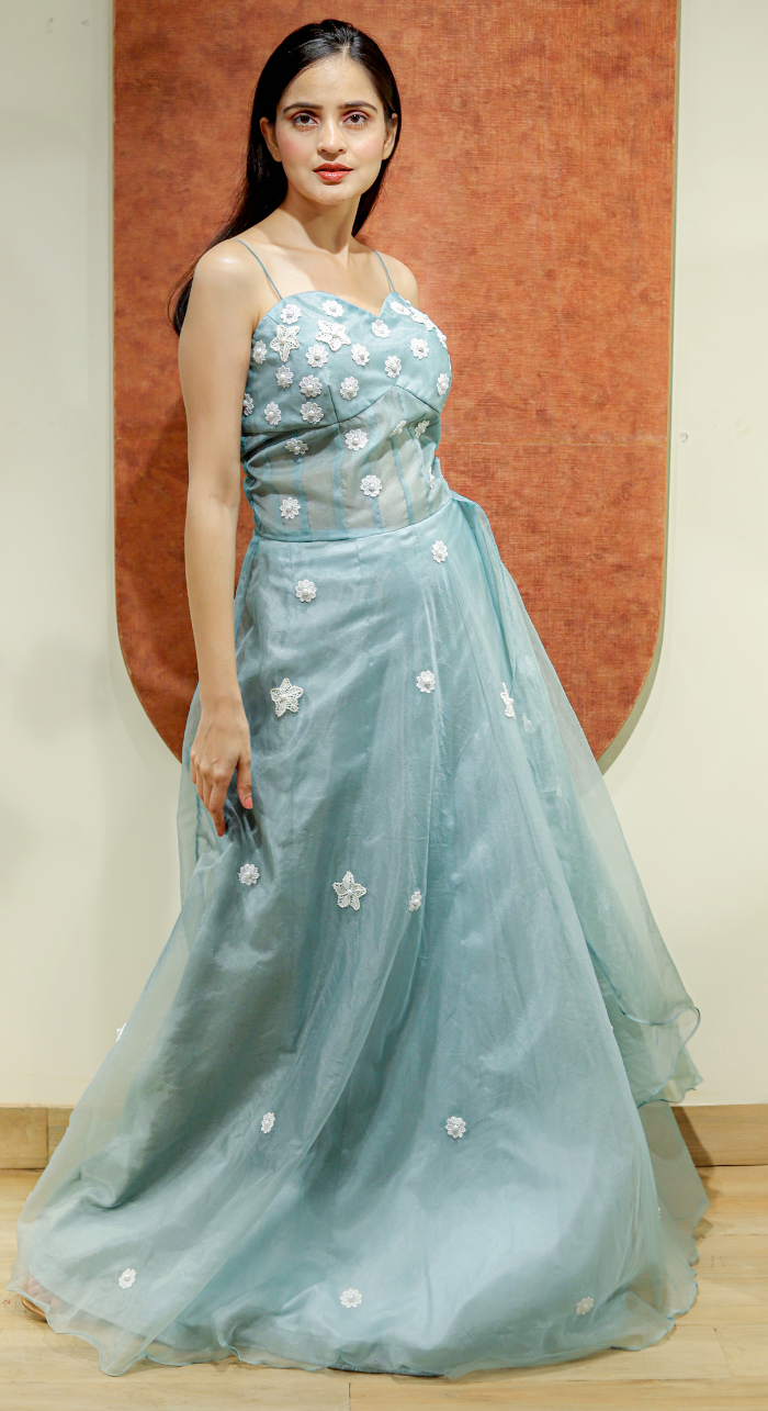 Sky Blue Elegance (Flower Patch)