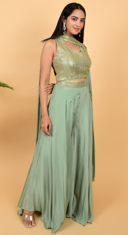 Festive Sharara & Top Set