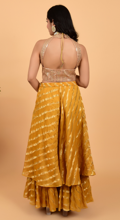 Flared Banarasi Sharara