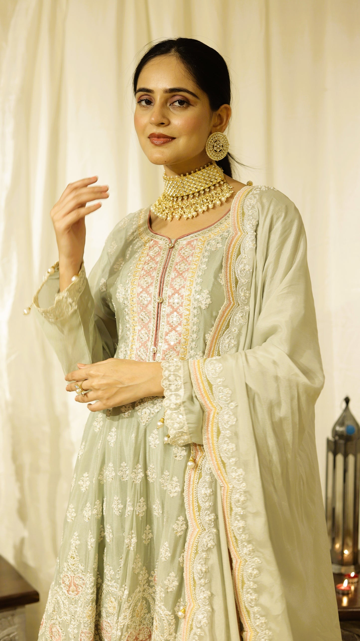 Mint Élan - Flaired Festive Suit