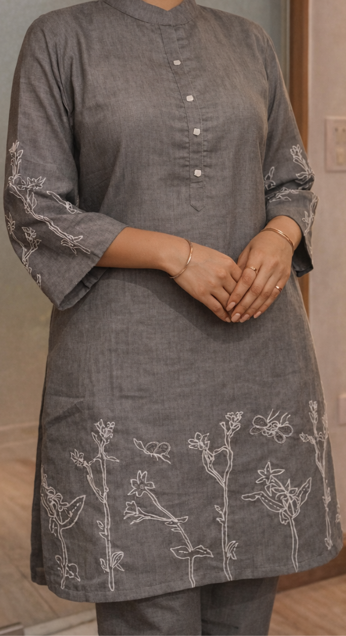 Zariya Grey Co-Ord Set