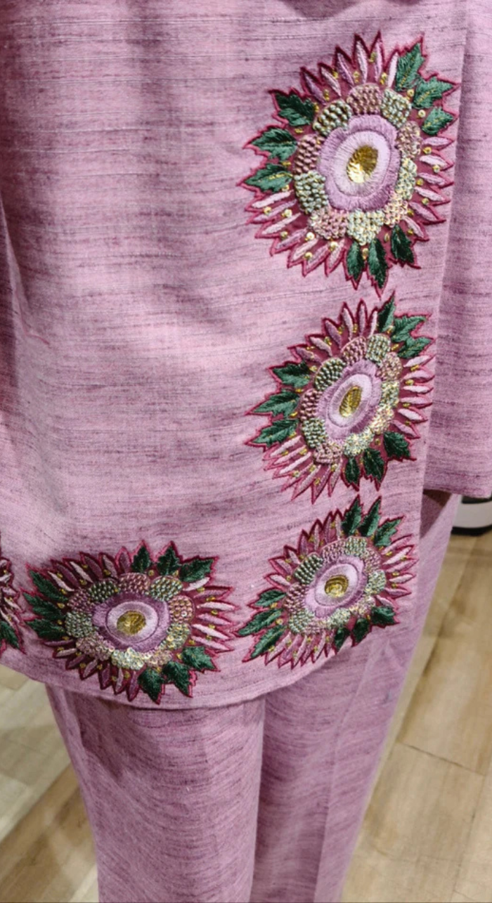 Viraasat Blush Summer Cotton Co-Ord Set