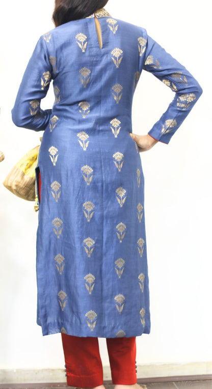 Ethnic Suit Set With Embroidery