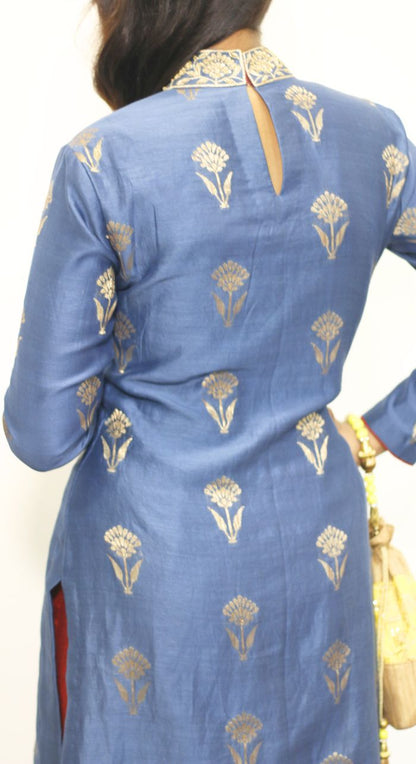 Ethnic Suit Set With Embroidery