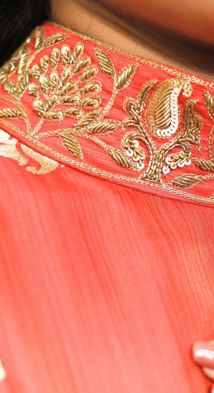 Elegant Silk Suit With Pants