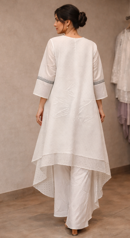 Chand Safedi Kaftan and Palazzo