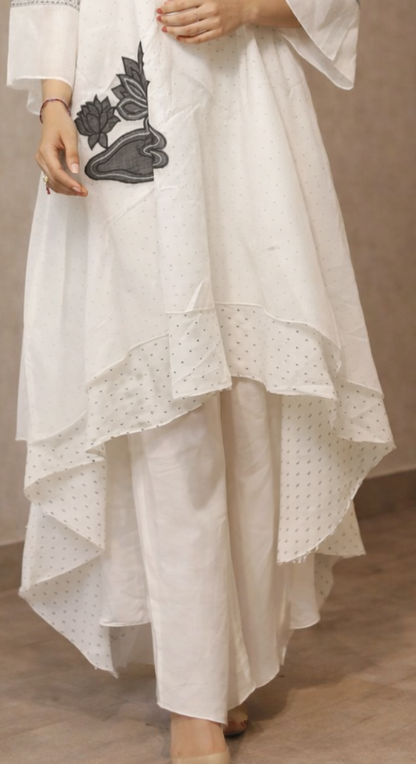 Chand Safedi Kaftan and Palazzo