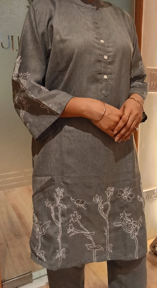 Zariya Grey Co-Ord Set