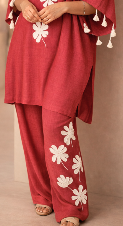 Gul Riwaayat Kaftan and Palazzo