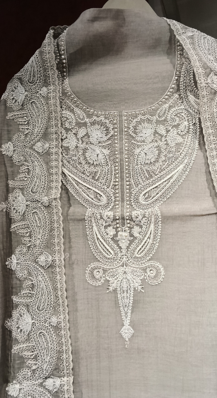Noor Aabha Chanderi Semi-Stitched Cotton Suit