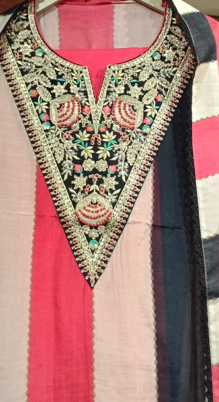 Afsana Semi-Stitched Cotton Suit