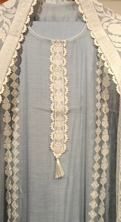 Neelaya Whisper Chanderi Semi-Stitched Cotton Suit
