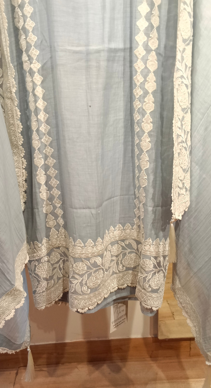 Neelaya Whisper Chanderi Semi-Stitched Cotton Suit