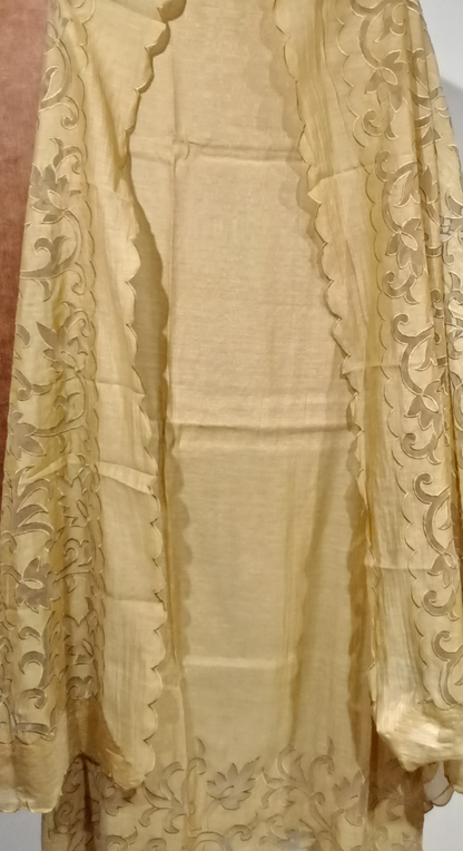 Hiranyaa Grace Semi-Stitched Mul Cotton Suit