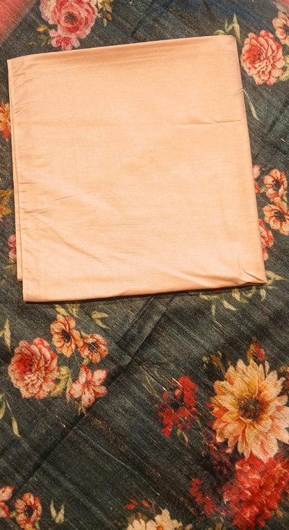 Kanak Pushp Tasar Silk Unstitched Suit