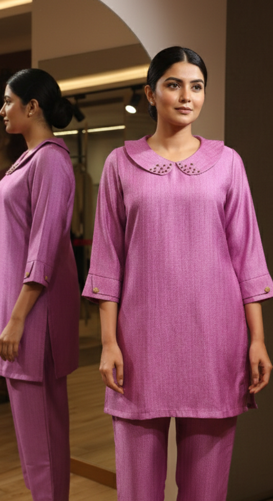 Ruhani Blush Coord Set