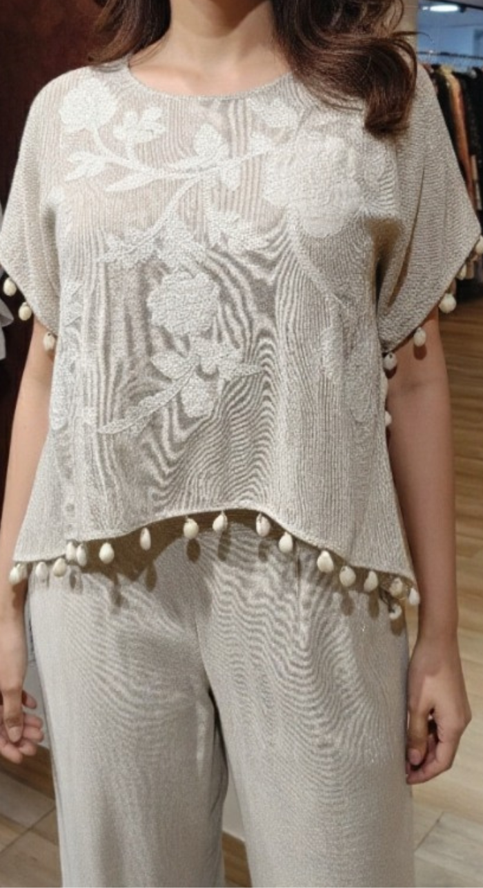 Meher Rangrez Kaftan, Bustier And Pant