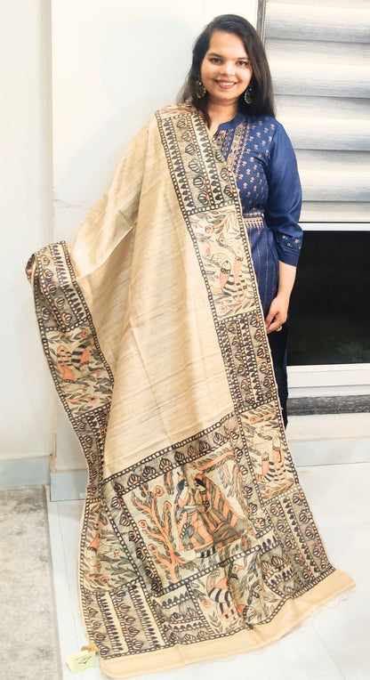 Tessar Silk Madhubani Fancy Dupatta