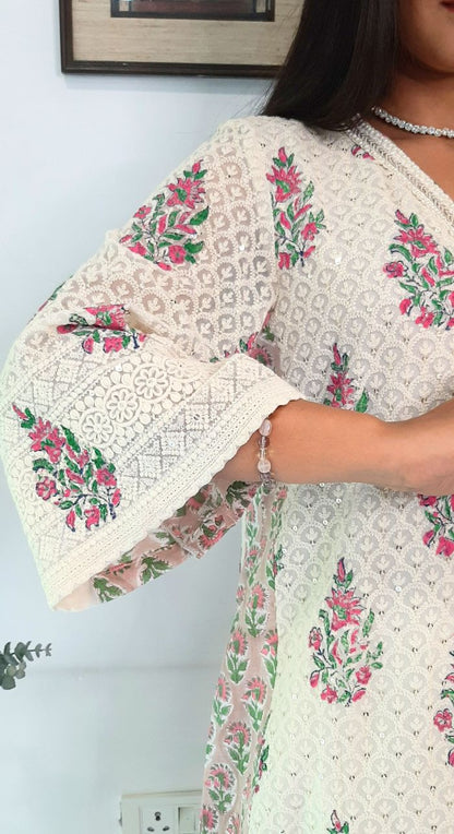 Luxurious Lucknowi Printed Kurta