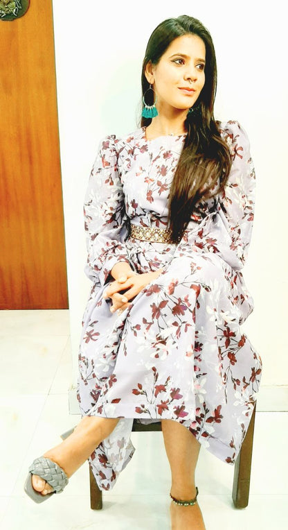 Muslin Silk Maxi Dress