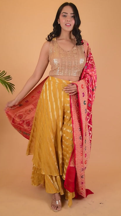 Banarasi Red Heavy Dupatta