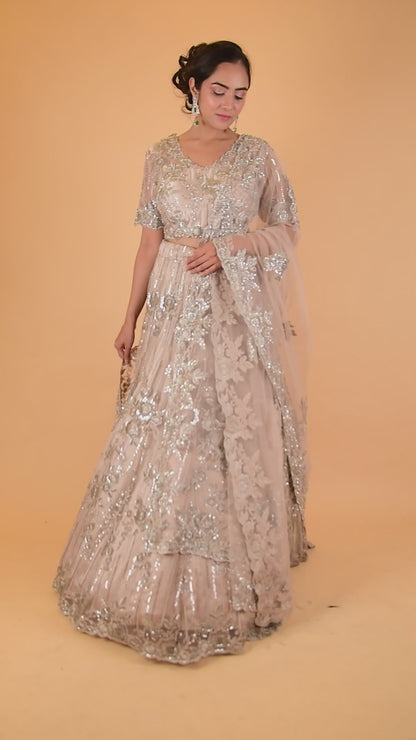Wedding Wear Designer Embroidered Lehenga