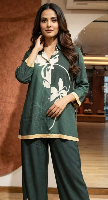The Emerald Flora Co-ord Set